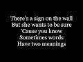 Led Zeppelin - Stairway To Heaven (lyrics)