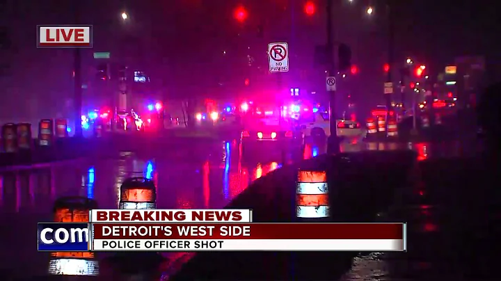 Detroit police officer shot on city's west side