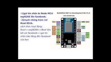 Báo trộm thông qua tin nhắn facebook ,esp8266,boot IFTTT