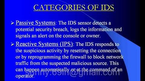 intrusion detection system
