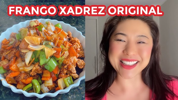 Prepare frango xadrez de coxa e sobrecoxa para variar a receita chinesa