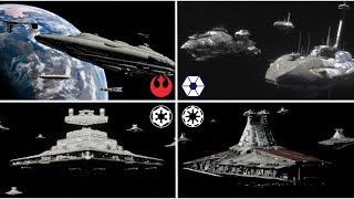 Main Factions Fleet Arrival  Star Wars Animation