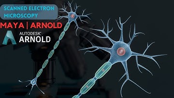 Electron Microscopic Shader in Arnold for Maya | 2020 | #autodesk #maya #arnoldrenderer #3d
