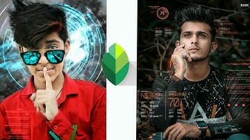 Snapseed Unic Futuristic Editing Tutorial | Best Color Effect Editing In Mobile | Khatarnak Creation