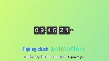 Flip Clock animation