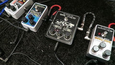 Electro Harmonix Good Vibes Modulator (Chorus / Vibrato) Pedal Demo at Namm 2015
