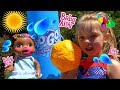 BABY ALIVE has FUN in the SUN! The Lilly and Mommy Show. POOL PARTY. The Toytastic Sisters