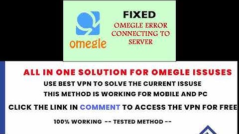 Omegle: How to fix stranger camera keeps loading