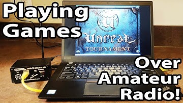 Playing Classic Games over Amateur Radio | NPR-70 Modem TCP/IP Unreal Tournament and OpenRA