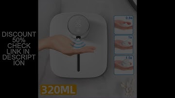 Wall-mounted Automatic Soap Dispenser Multifunctional Infrared Sensor LED Digital Display Touchless