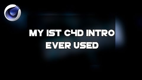 [C4D, AE] My First C4D Intro Ever Used | By SavkeFX