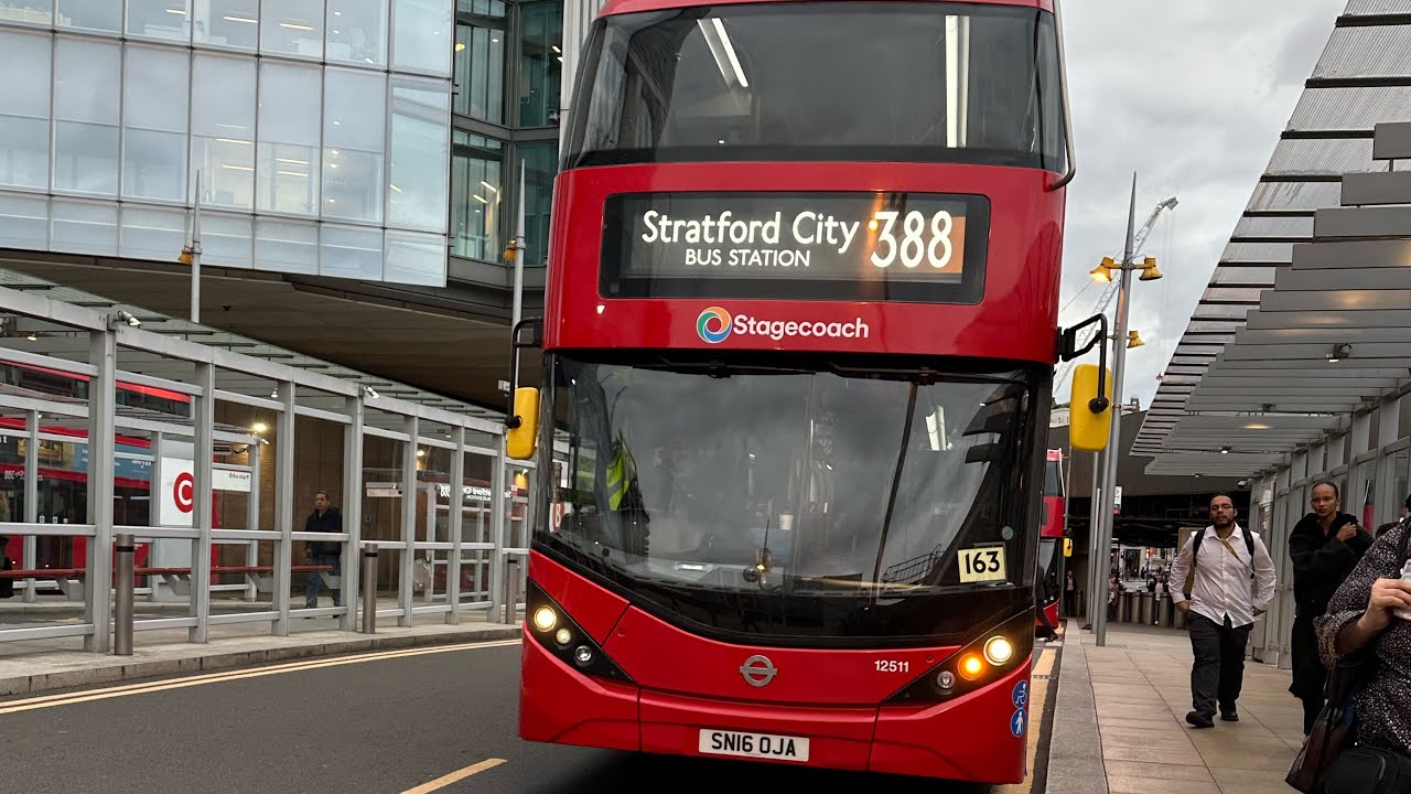 *SN16 OJA*Stagecoach London 2016Reg ADL Enviro400H City(Ex CT Plus)