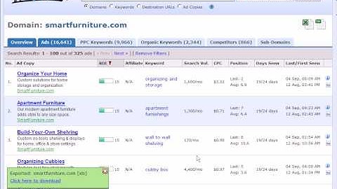 KeywordSpy™ Video #10 - Saving and Exporting Results