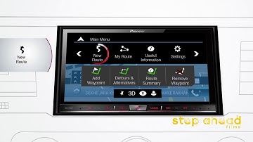 How to search a destination in pioneer Avic F60BT