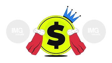 Main currency 2D onboarding ui animation