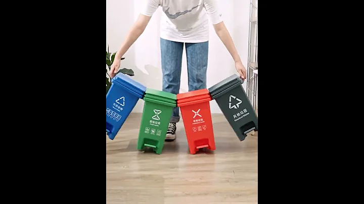 Multifunctional Pedal Trash Can
