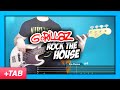 Gorillaz - Rock the House | Bass Cover with Play Along Tabs