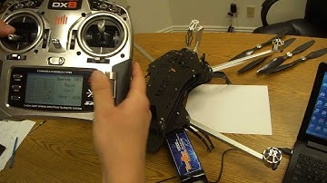 How to Bind & setup the Failsafe on Turbo Ace Matrix Quadcopter with Spektrum DX8