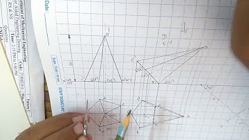 PROJECTION OF SOLIDS PENTAGONAL PYRAMID
