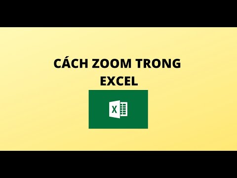 Video: Làm thế nào để bạn làm cho Excel toàn màn hình?