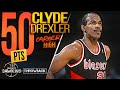 Clyde Drexler Puts Up 50 Pts In a Thriller vs Kings | Career HiGH