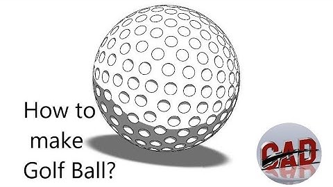 How to make Golf Ball in Solidworks | Solidworks tutorial for beginners