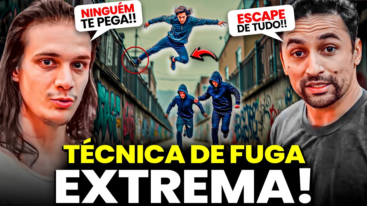 Desafios extremos no parkour: Como escapar de um perseguidor! | DOJO DO MERLOTO #019