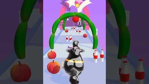 Body Race: 🍔🍆🍅GamePlay Walkthrough #20 | All Levels #Shorts