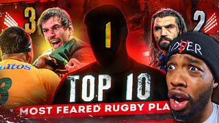 AMERICAN FIRST TIME SEEING | Top 10 Most Feared Rugby Players Ever
