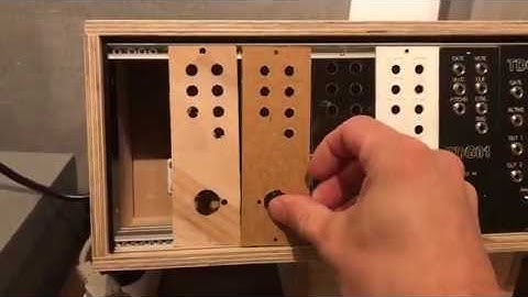 Create aluminum frontplates for my modular synth using EasyEDA and Fusion360 on my DIY CNC machine