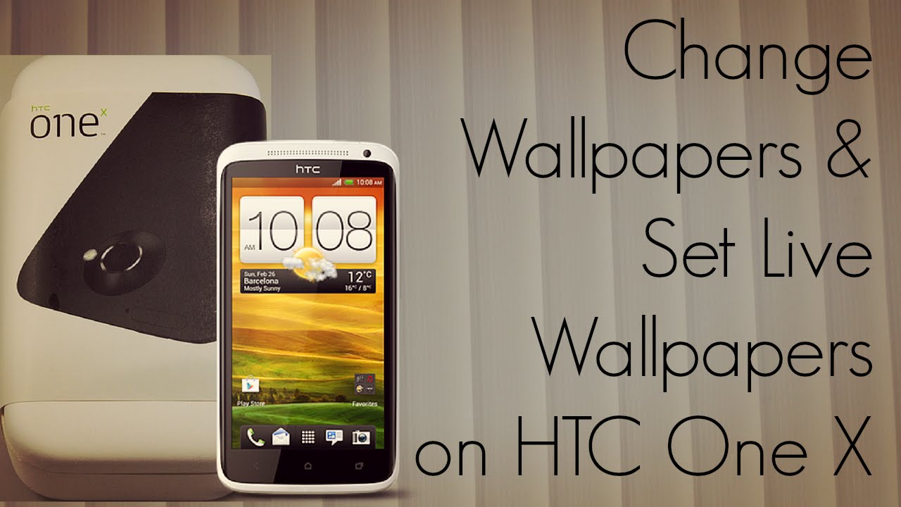 Change Wallpapers & Set Live Wallpapers on HTC One X Android Smart Phone -  PhoneRadar - YouTube