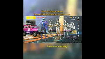 How to change server Europe/North America to Asia server 😍 Pubg lite