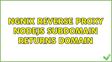 NGNIX reverse proxy NodeJS subdomain returns domain