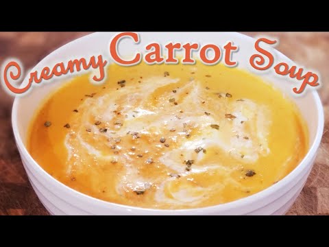Creamy Carrot Curry Soup (EASY) | *NEW* YUMMY FALL Dinner Idea | Soup weather 😋