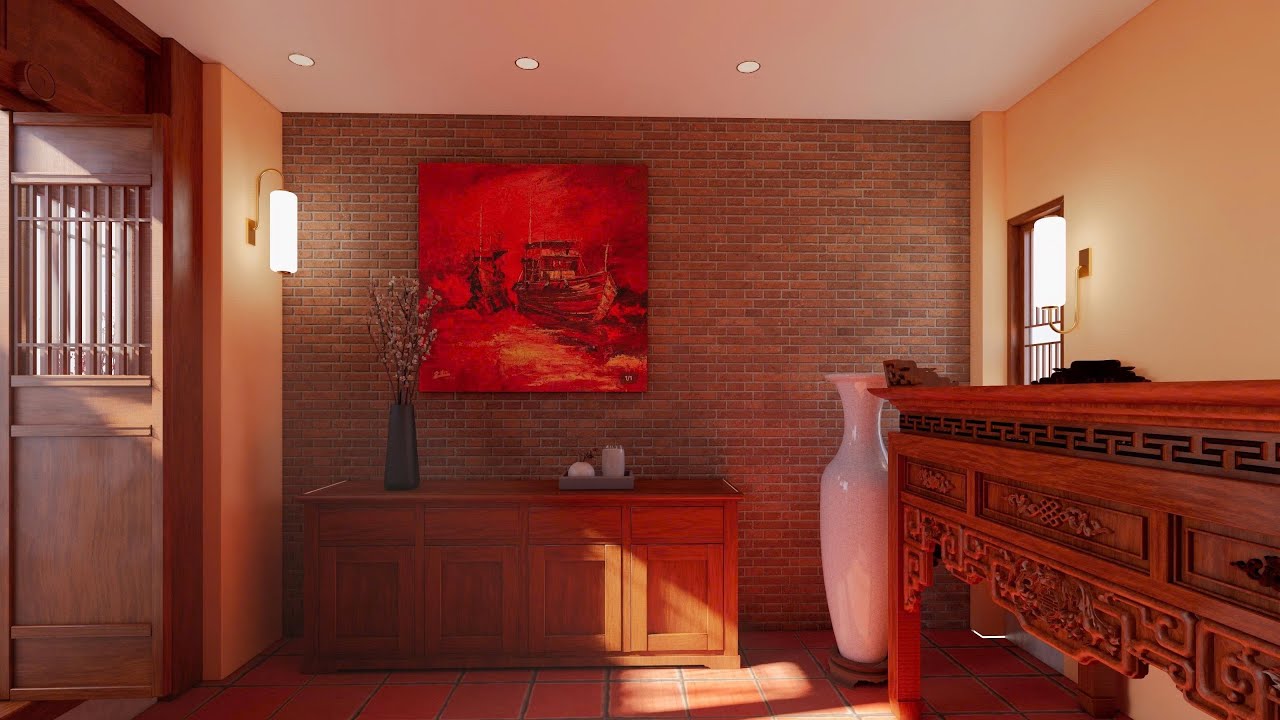 Thiết kế không gian phòng Thờ Việt