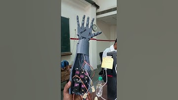 Assembly of the  robotic hand. #Robotics #3DPrinting#AIML #robot #technology #DevAl