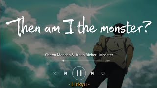 Shawn Mendes \& Justin Bieber - Monster (Lyrics Terjemahan Indonesia)