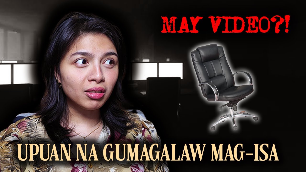 ACTUAL FOOTAGE ng OFFICE CHAIR na gumagalaw mag-isa.