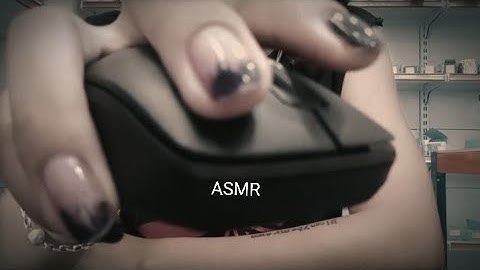 My first ASMR (Tapping and scratching random things on my desk)