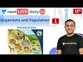 NEET: Organism and Population L-1 | LIVE Daily 2.0 | Unacademy NEET | Pradeep Singh