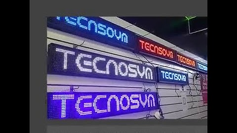 Cartel Led Digital Programable P5 | Mayor Definición