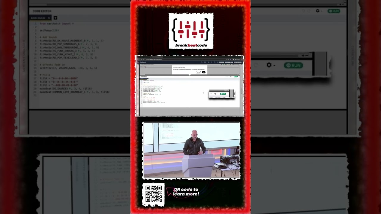 Intro to EarSketch in 1 minute #earsketch