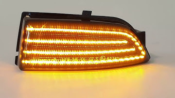 Dynamic sequential indicators suits Ford Ranger and Mazda BT-50