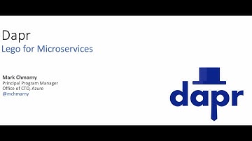 Webinar: Dapr, Lego for microservices