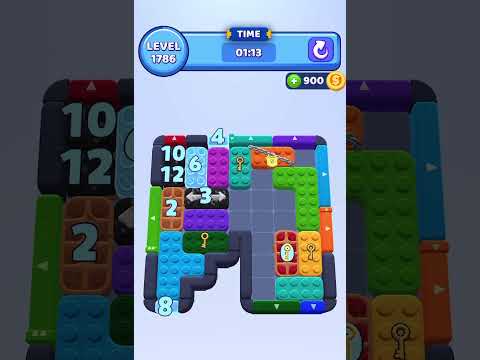 Color Block Jam level 1786 no power ups #games #gaming #gameplay#colorblockjamlevel1786