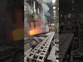 Red Hot Steel Crushed By Hydraulic Press