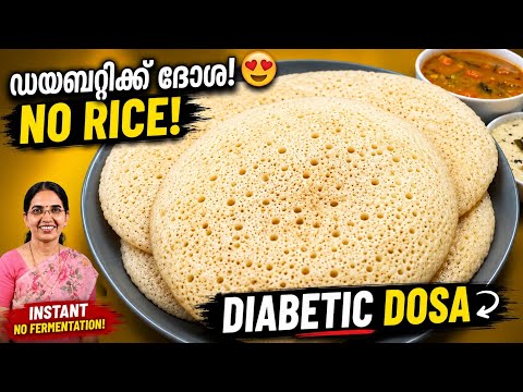 เดเดเตเดธเต เดฆเตเดถ | Easy Diabetic Friendly Oats Dosa (No Rice, No Fermentation)