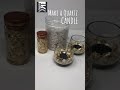 Make a Quartz-like Candle with Rocks and Resin
