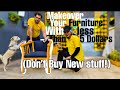 Furniture (Chair) Makeover with less than 5 dollars! | Repair your Stuff with the tools you have!