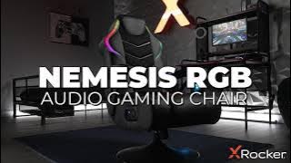 Nemesis RGB 2.1 Bluetooth Pedestal Gaming Chair; Walmart US Exclusive